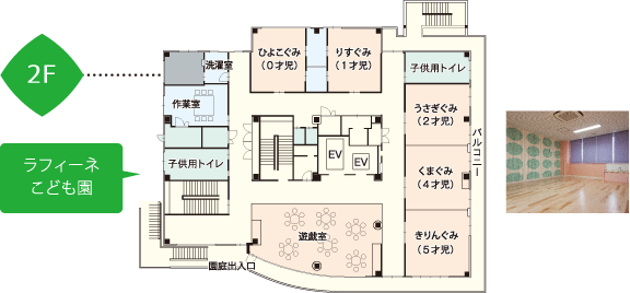 ラフィーネ2F見取り図